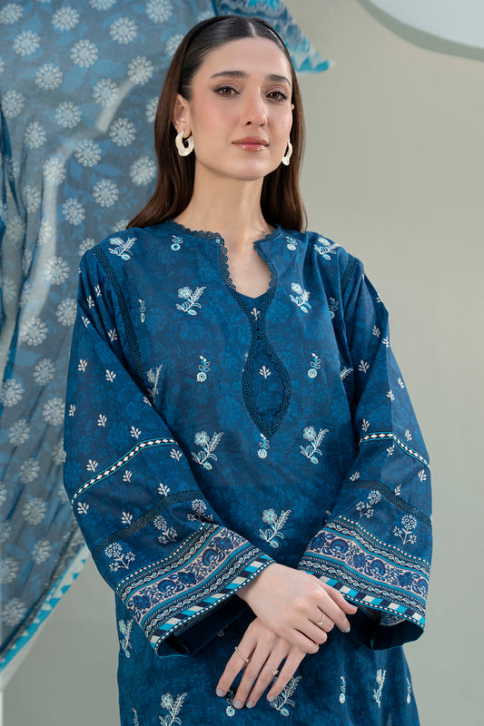 Embroidered Shirt Shalwar Dupatta - 0340