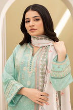 Embroidered Shirt Shalwar Dupatta - 0341