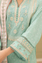 Embroidered Shirt Shalwar Dupatta - 0341