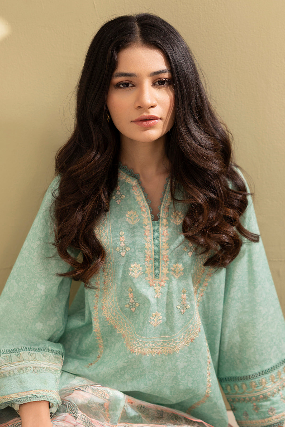 Embroidered Shirt Shalwar Dupatta - 0341