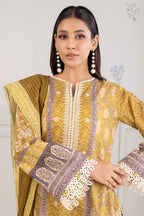 Embroidered Shirt Shalwar Dupatta - 0342