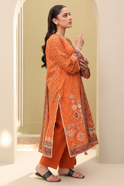 Embroidered Shirt Shalwar Dupatta - 0343