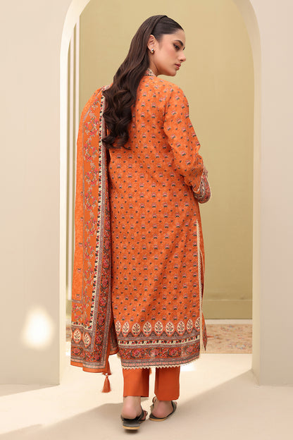 Embroidered Shirt Shalwar Dupatta - 0343