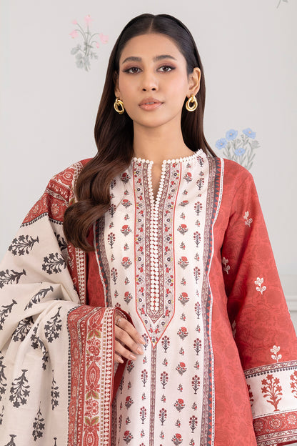 Embroidered Shirt Shalwar Dupatta - 0344
