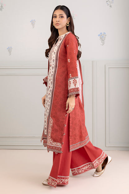 Embroidered Shirt Shalwar Dupatta - 0344