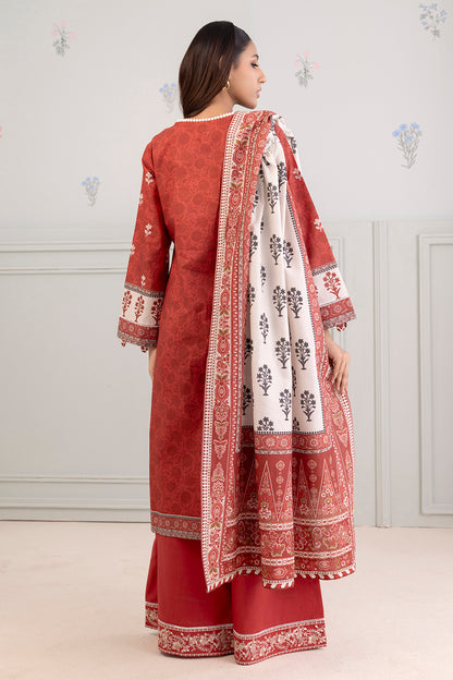 Embroidered Shirt Shalwar Dupatta - 0344