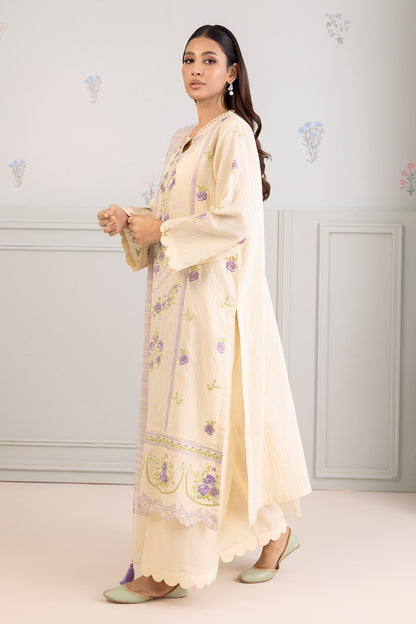 Embroidered Shirt Shalwar Dupatta - 0345