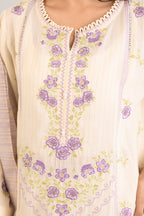 Embroidered Shirt Shalwar Dupatta - 0345