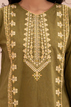 Embroidered Shirt Shalwar Dupatta - 0347
