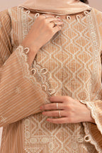 Embroidered Shirt Shalwar Dupatta - 0348