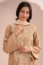 Embroidered Shirt Shalwar Dupatta - 0348