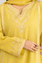 Embroidered Shirt Shalwar Dupatta - 0349
