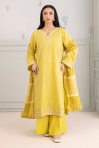 Embroidered Shirt Shalwar Dupatta - 0349