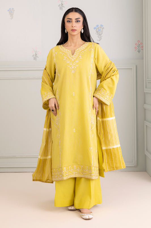 Embroidered Shirt Shalwar Dupatta - 0349