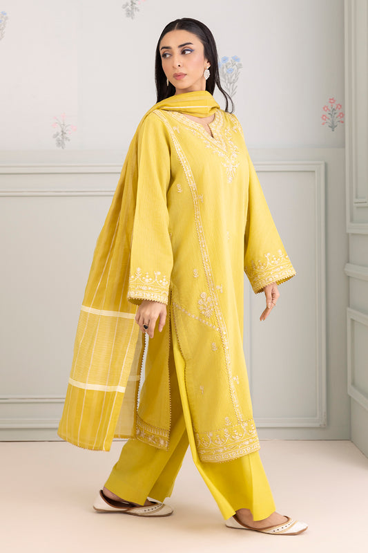 Embroidered Shirt Shalwar Dupatta - 0349