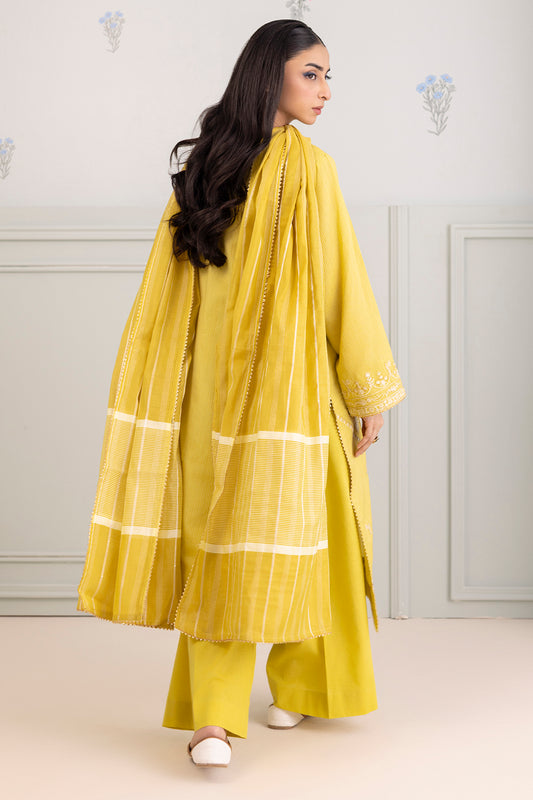 Embroidered Shirt Shalwar Dupatta - 0349