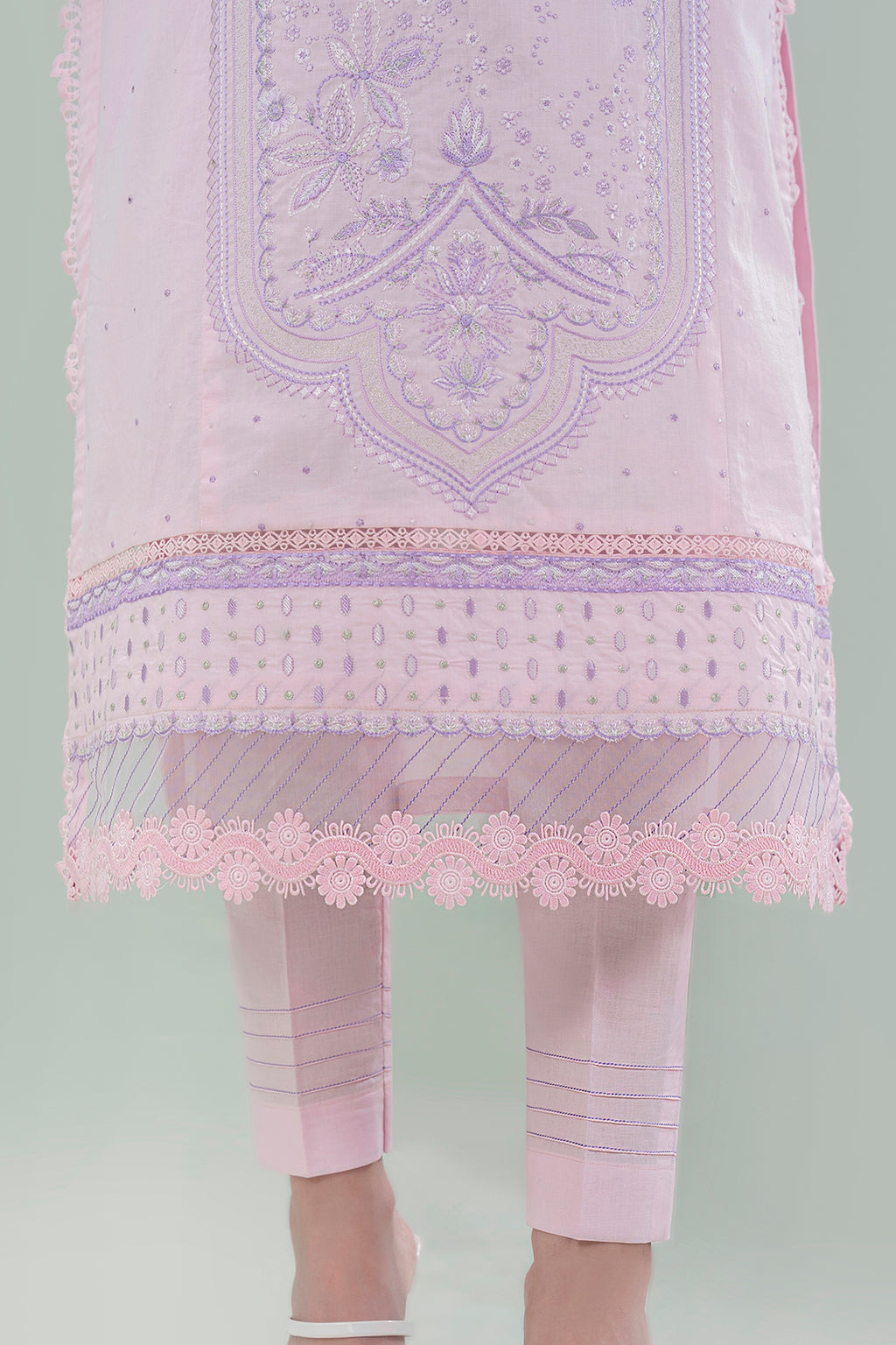 Embroidered Shirt Shalwar Dupatta - 0350