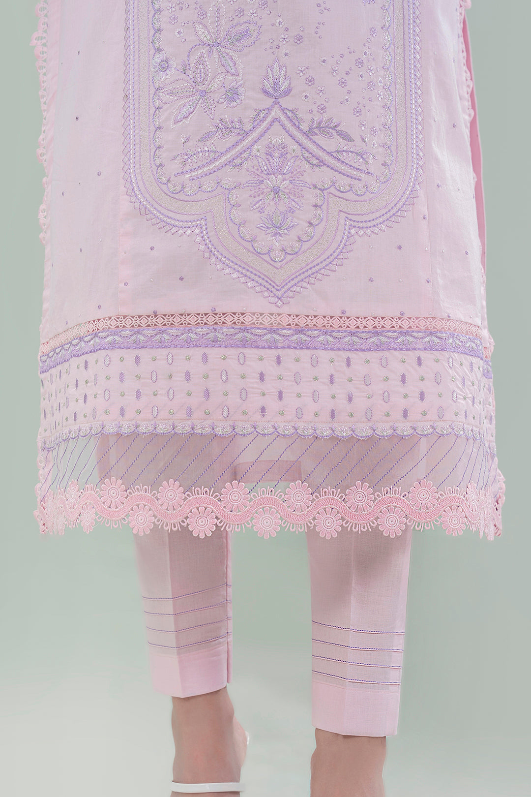 Embroidered Shirt Shalwar Dupatta - 0350