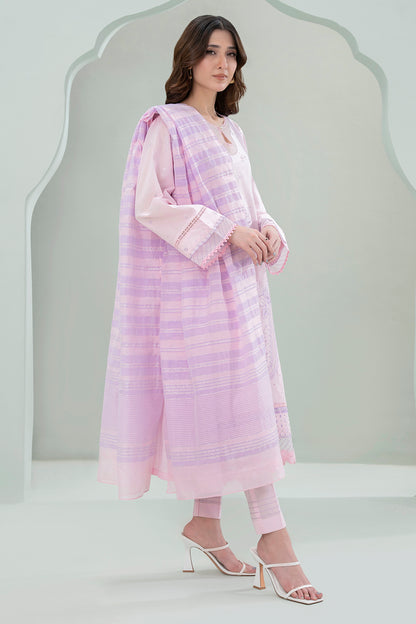 Embroidered Shirt Shalwar Dupatta - 0350