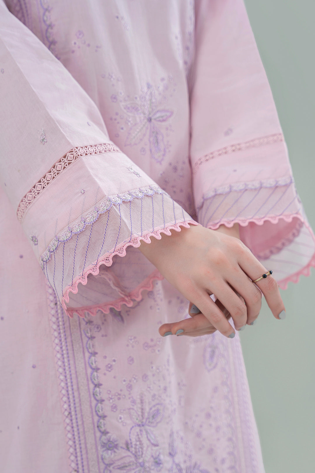 Embroidered Shirt Shalwar Dupatta - 0350