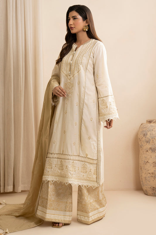Embroidered Shirt Shalwar Dupatta - 0351