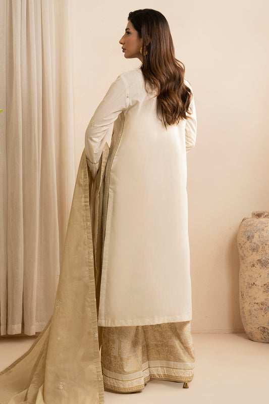 Embroidered Shirt Shalwar Dupatta - 0351