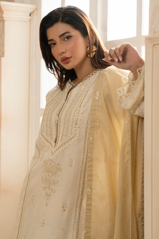 Embroidered Shirt Shalwar Dupatta - 0351