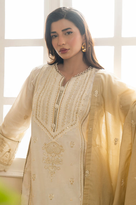 Embroidered Shirt Shalwar Dupatta - 0351