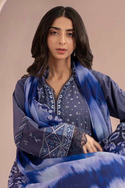 Embroidered Shirt Shalwar Dupatta - 0352