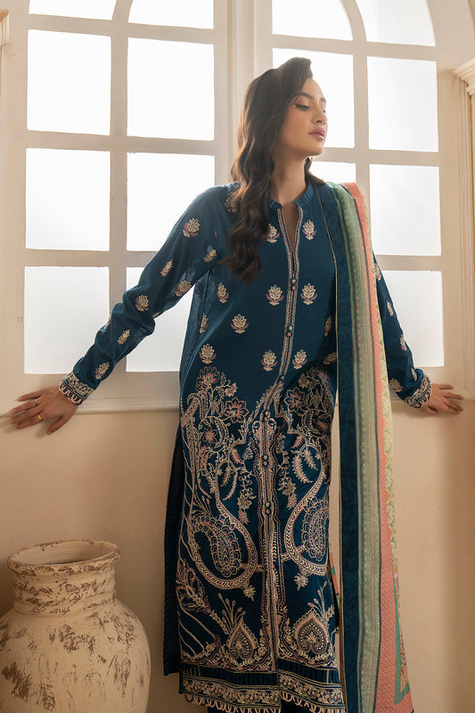 Embroidered Shirt Shalwar Dupatta - 0353