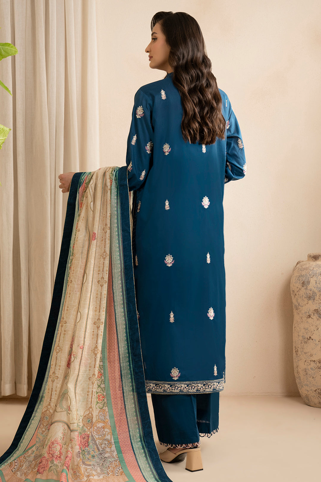 Embroidered Shirt Shalwar Dupatta - 0353
