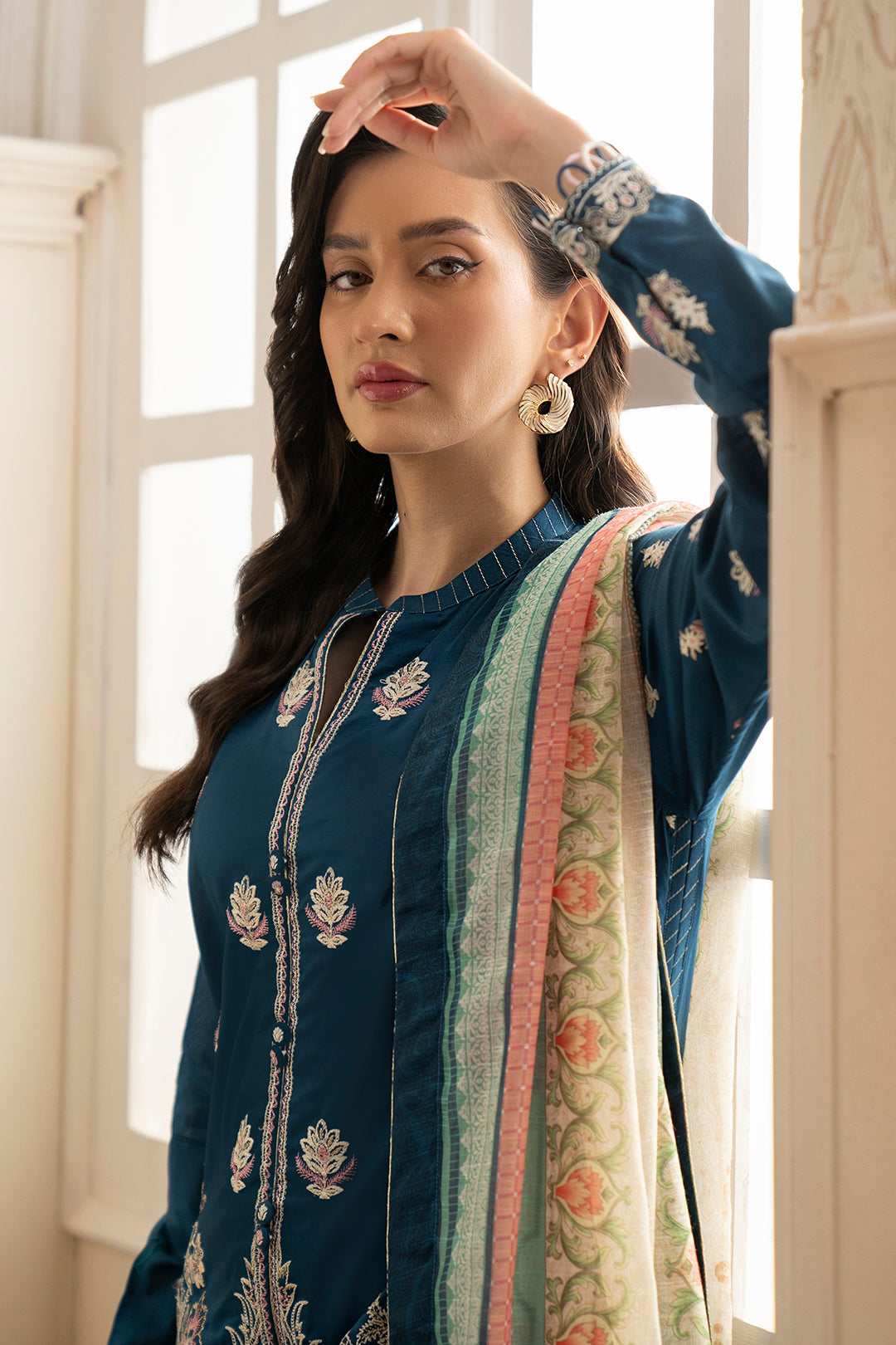 Embroidered Shirt Shalwar Dupatta - 0353