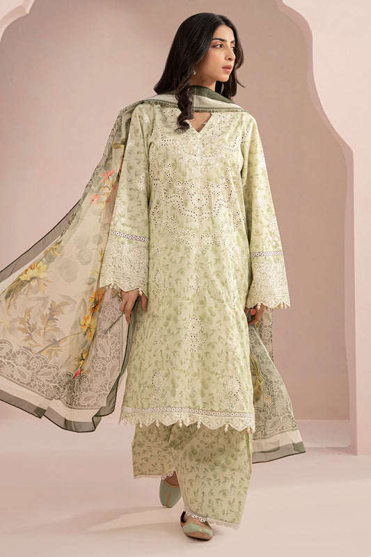 Embroidered Shirt Shalwar Dupatta - 0354