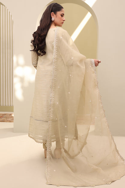 Embroidered Shirt Shalwar Dupatta - 0355