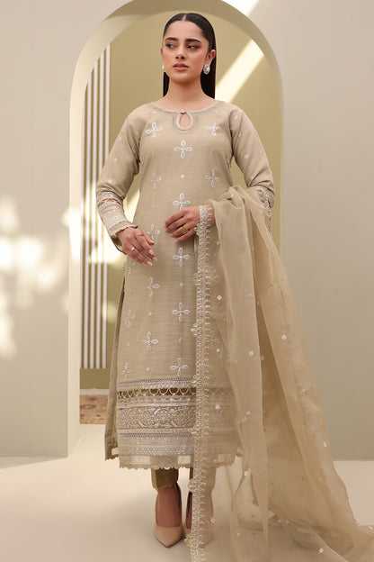 Embroidered Shirt Shalwar Dupatta - 0355