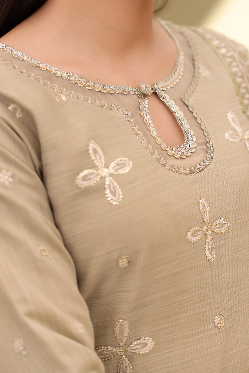 Embroidered Shirt Shalwar Dupatta - 0355