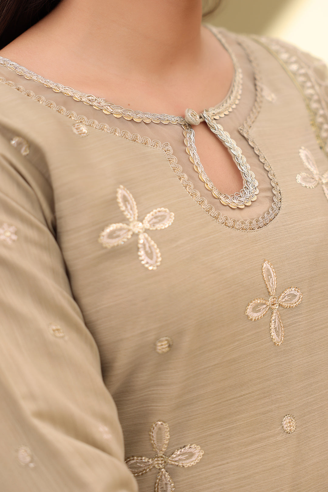 Embroidered Shirt Shalwar Dupatta - 0355