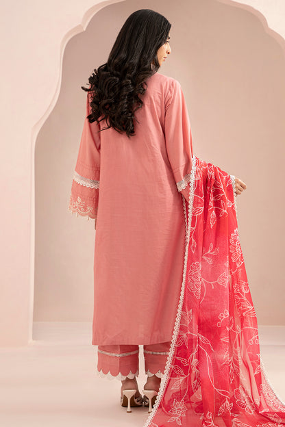 Embroidered Shirt Shalwar Dupatta - 0356