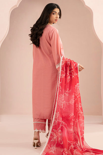 Embroidered Shirt Shalwar Dupatta - 0356