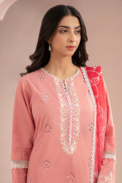 Embroidered Shirt Shalwar Dupatta - 0356