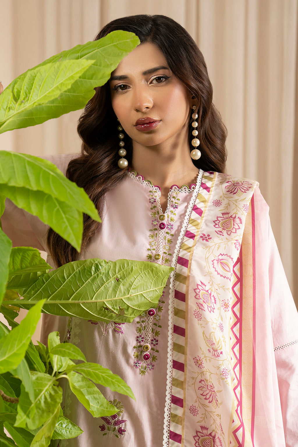 Embroidered Shirt Shalwar Dupatta - 0357