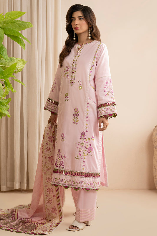Embroidered Shirt Shalwar Dupatta - 0357