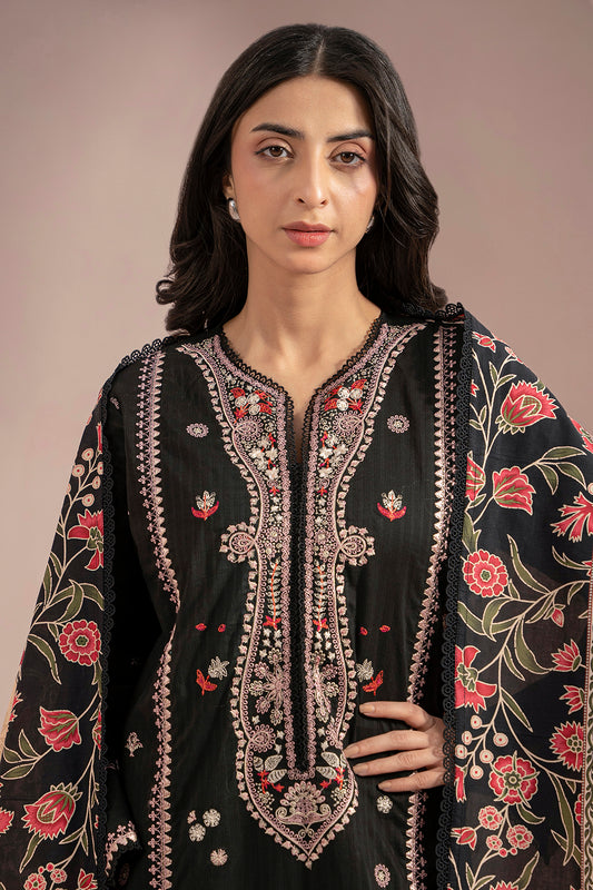 Embroidered Shirt Shalwar Dupatta - 0358