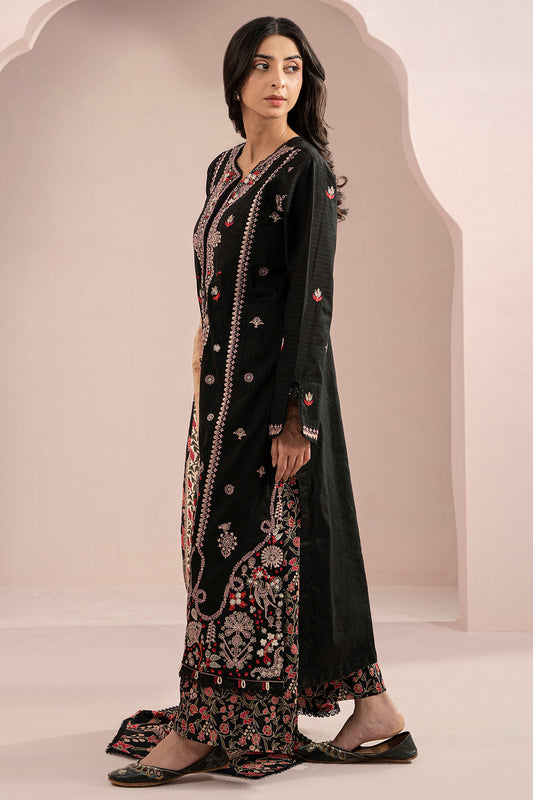 Embroidered Shirt Shalwar Dupatta - 0358