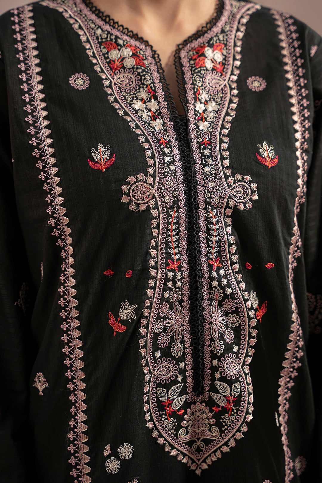 Embroidered Shirt Shalwar Dupatta - 0358