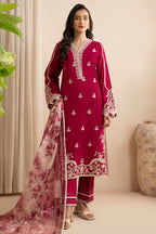 Embroidered Shirt Shalwar Dupatta - 0359
