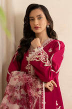 Embroidered Shirt Shalwar Dupatta - 0359