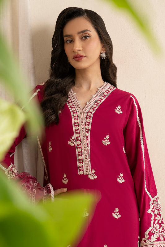 Embroidered Shirt Shalwar Dupatta - 0359