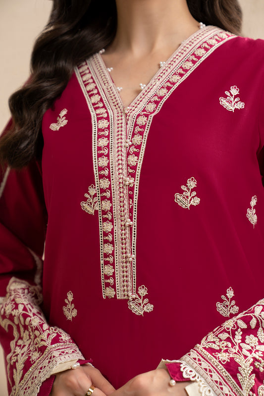 Embroidered Shirt Shalwar Dupatta - 0359