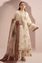 Embroidered Shirt Shalwar Dupatta - 0360